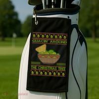 Guacin' Around The Christmas Tree Golf Towel thumb 2