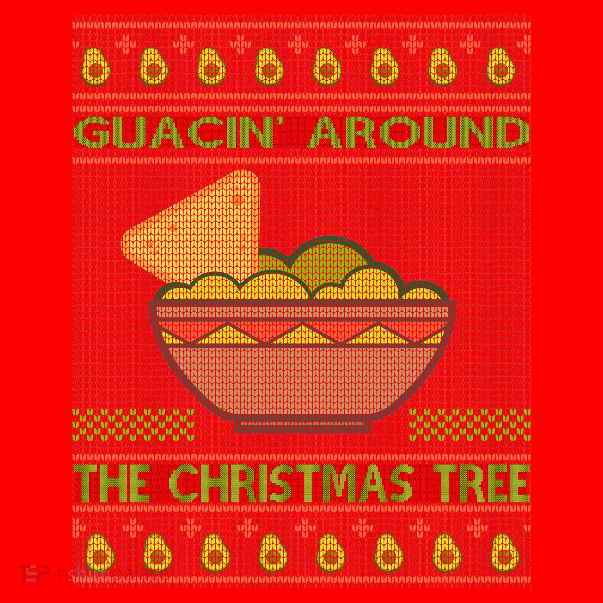 Guacin' Around The Christmas Tree Santa Hat