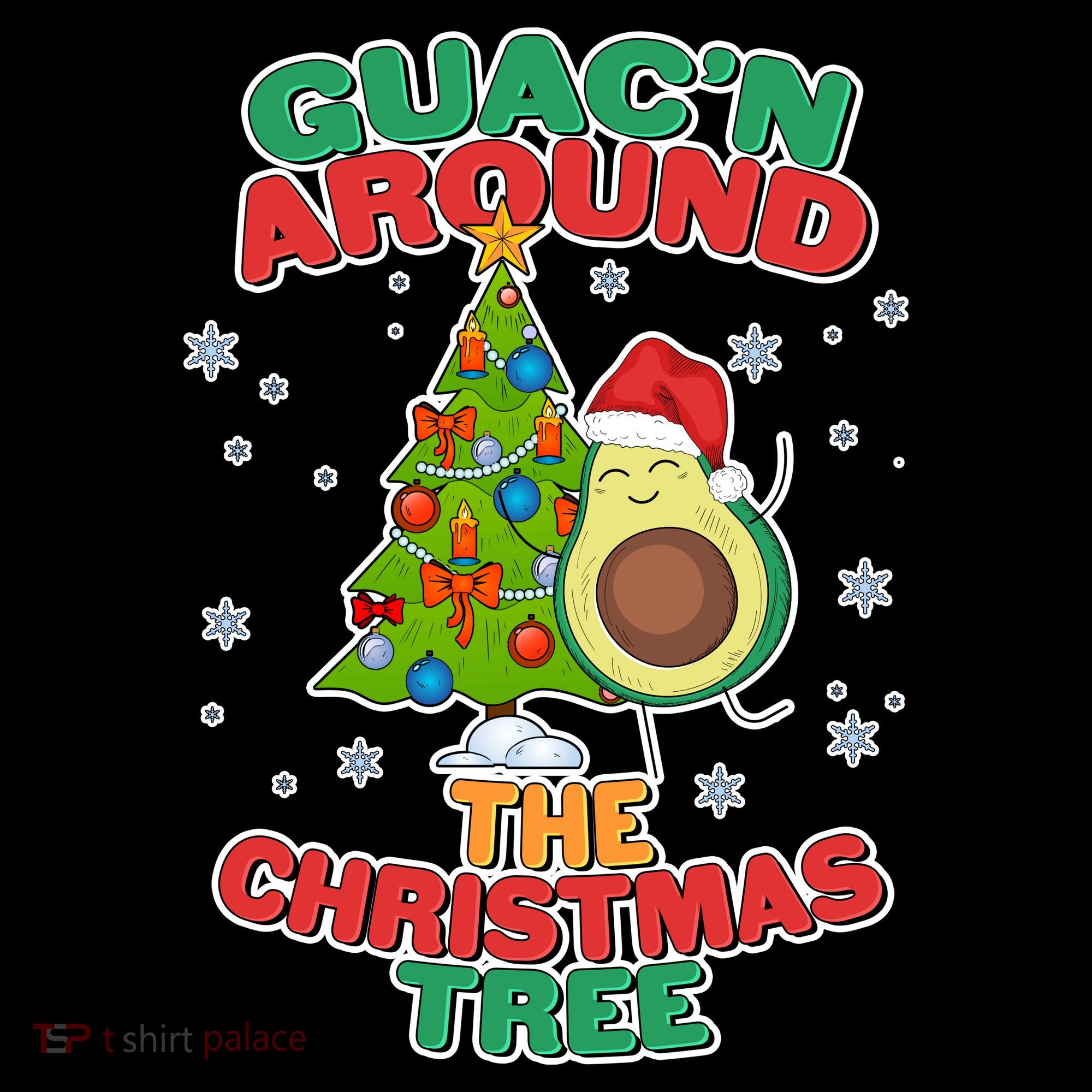 Guac'n Around The Christmas Tree Tank Top