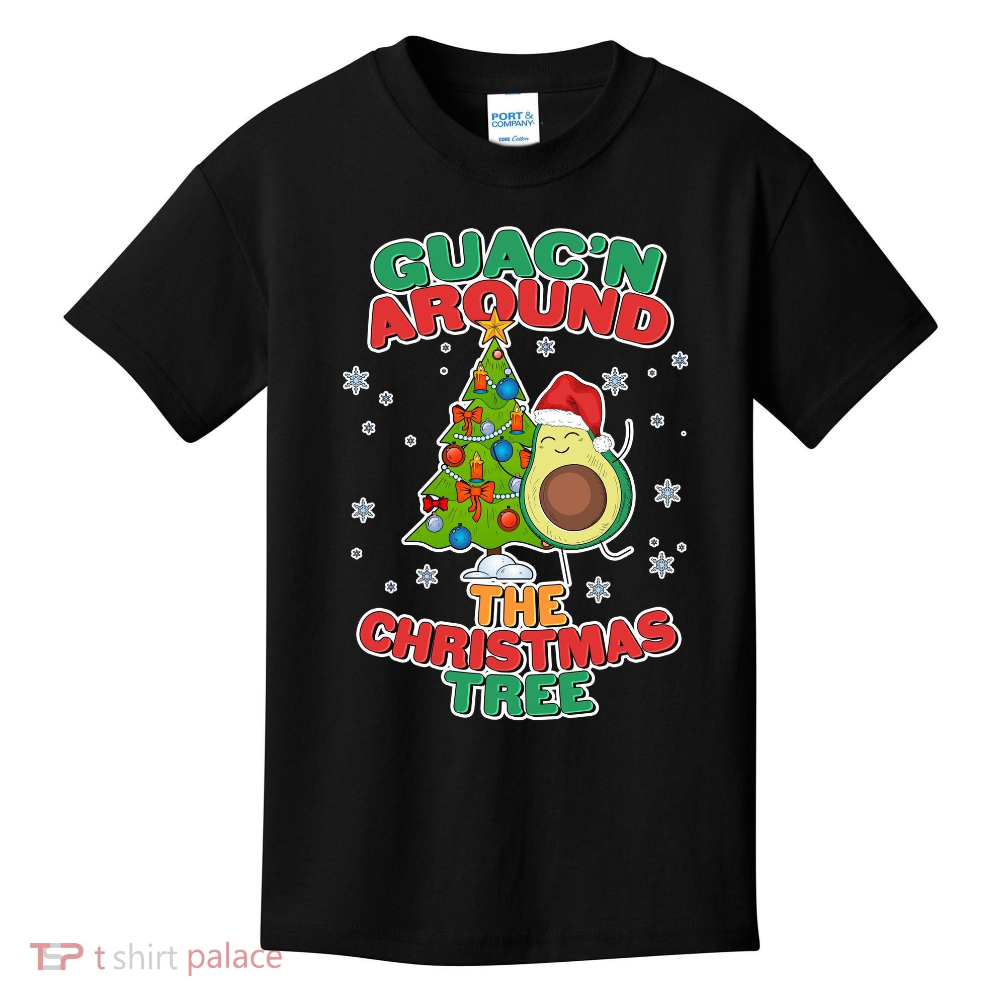 Guac'n Around The Christmas Tree Kids T-Shirt