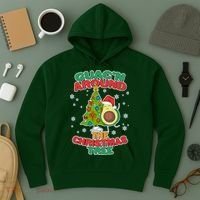 Guac'n Around The Christmas Tree Hoodie thumb 3