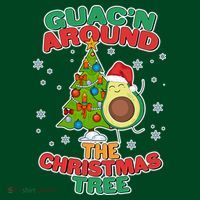 Guac'n Around The Christmas Tree Sweatshirt thumb 3