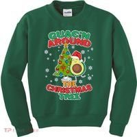 Guac'n Around The Christmas Tree Kids Sweatshirt thumb 0
