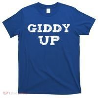 Giddy Up Cow Gift Westren Rodeo Horse Lover Bull Rider Gift T-Shirt thumb 0