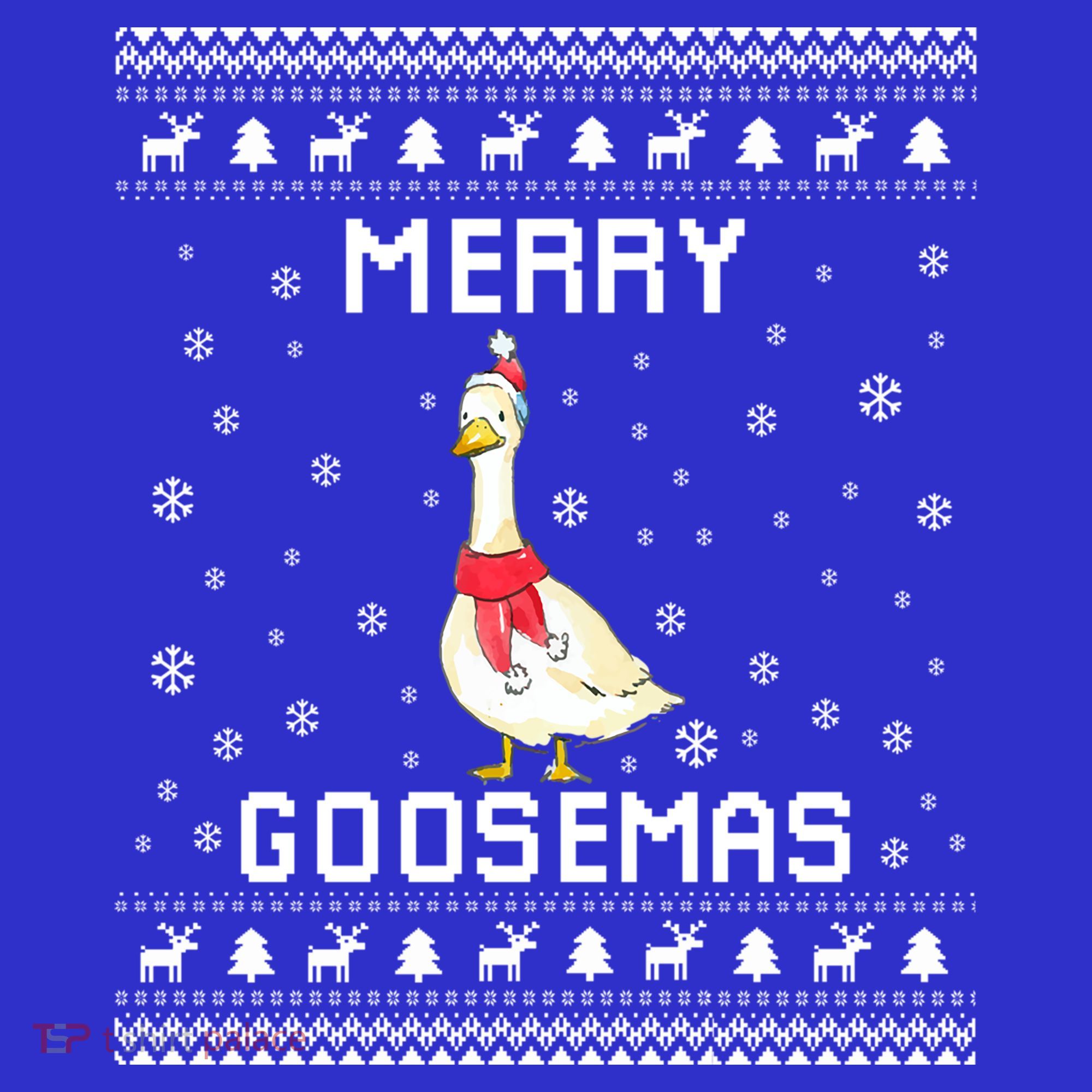 Geese Ugly Christmas Sweater Geese Lover Holiday Present Cool Gift Sweatshirt