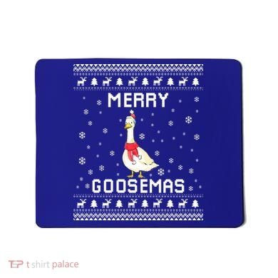 Geese Ugly Christmas Sweater Geese Lover Holiday Present Cool Gift Mousepad