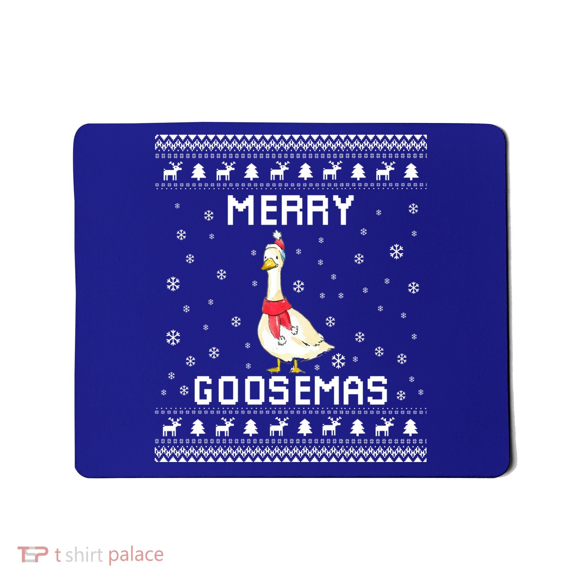 Geese Ugly Christmas Sweater Geese Lover Holiday Present Cool Gift Mousepad