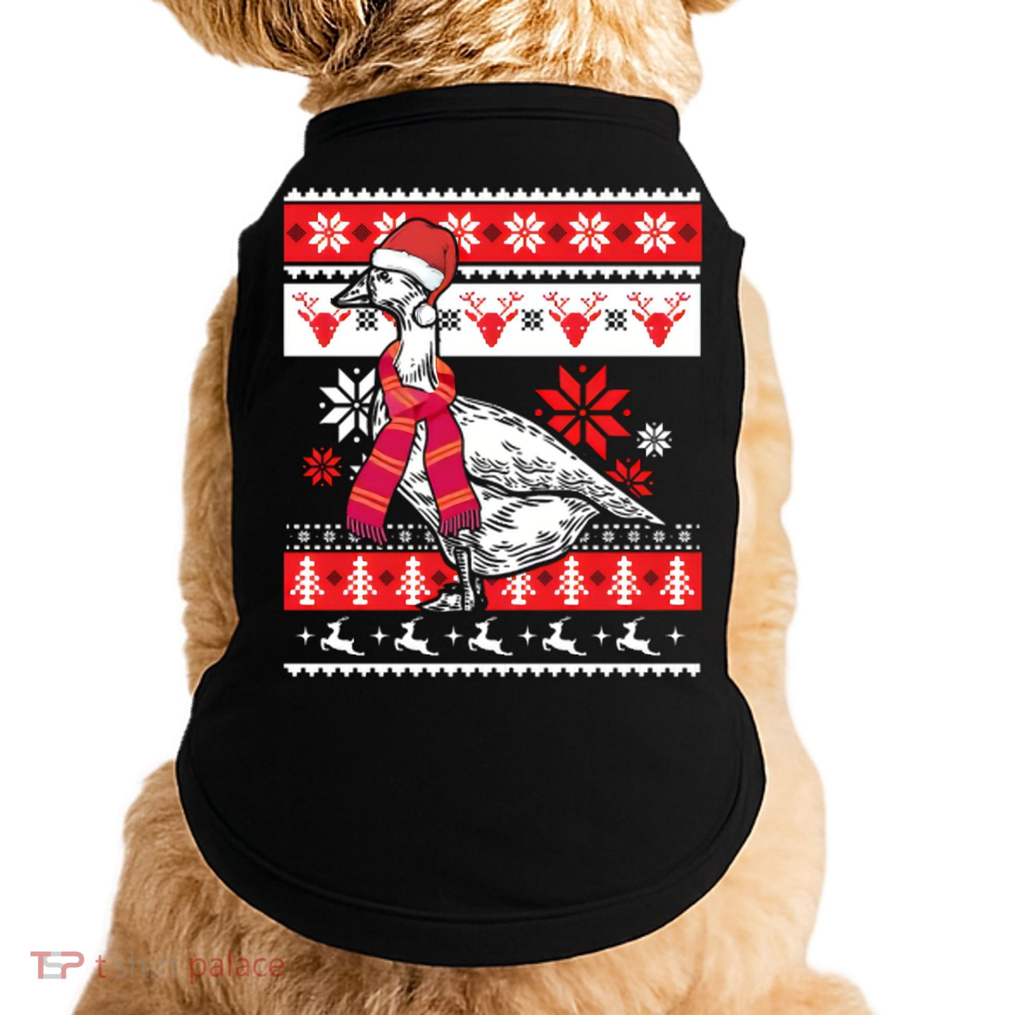 Goose Ugly Christmas Doggie Tank