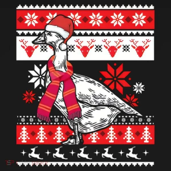 Goose Ugly Christmas Bucket Hat