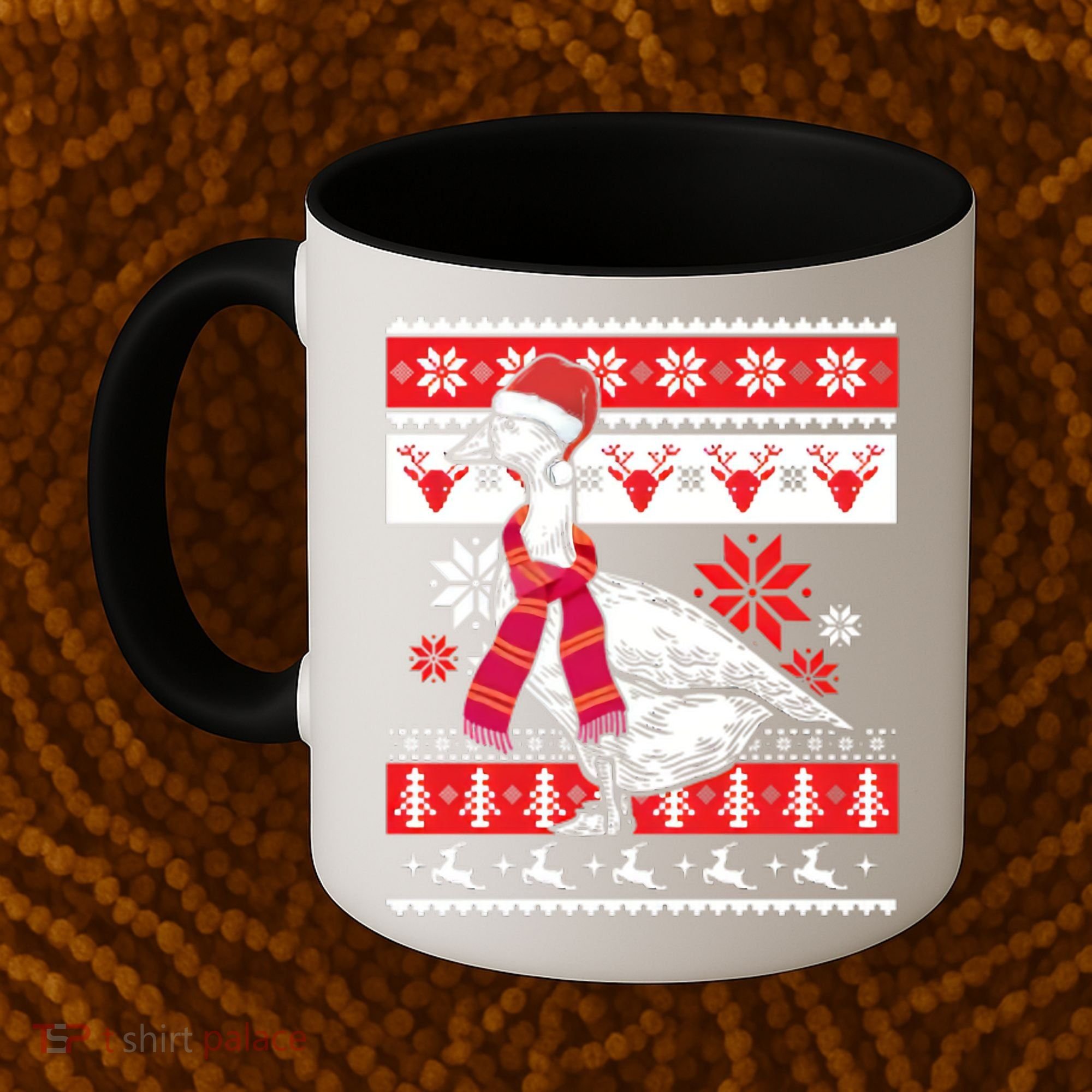 Goose Ugly Christmas Coffee Mug