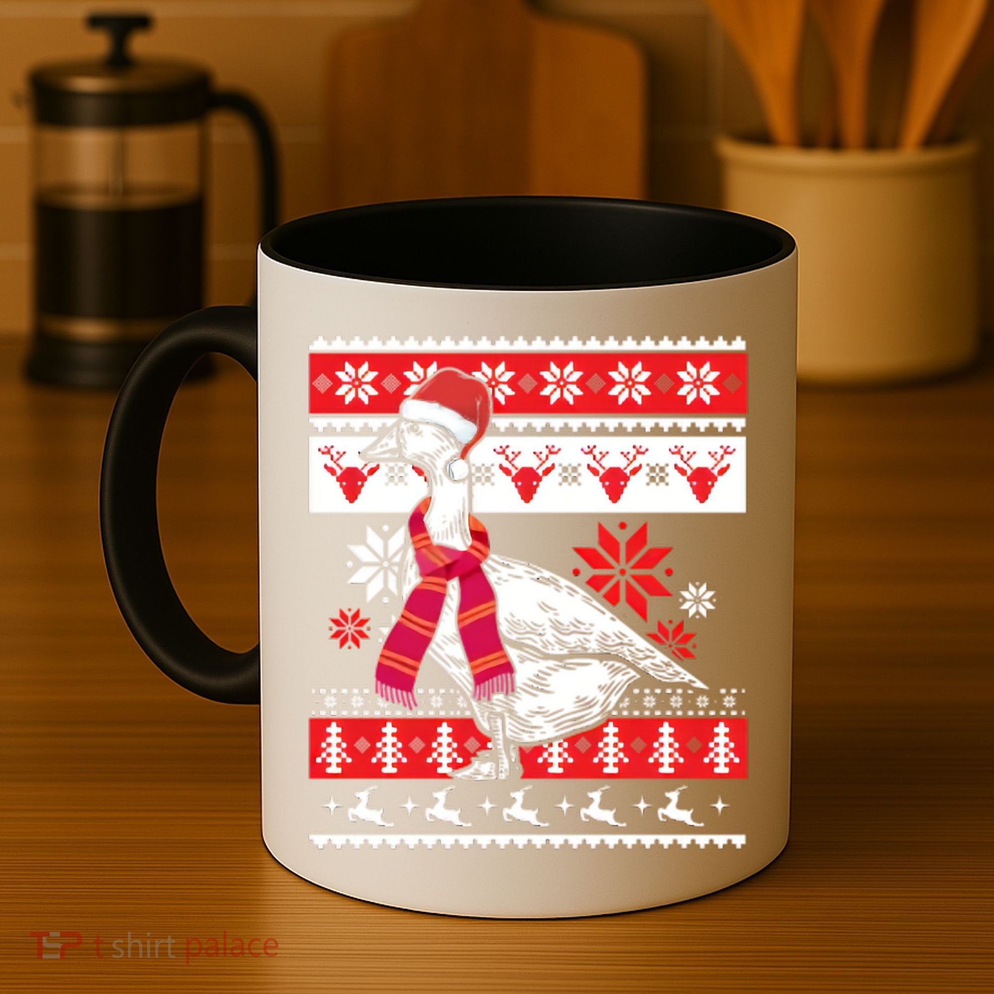Goose Ugly Christmas Coffee Mug