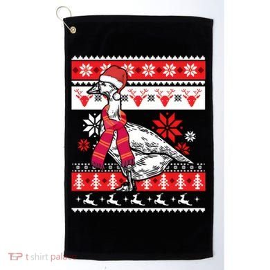 Goose Ugly Christmas Golf Towel