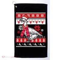 Goose Ugly Christmas Golf Towel thumb 0
