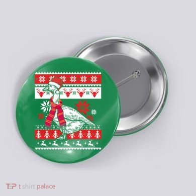 Goose Ugly Christmas Button