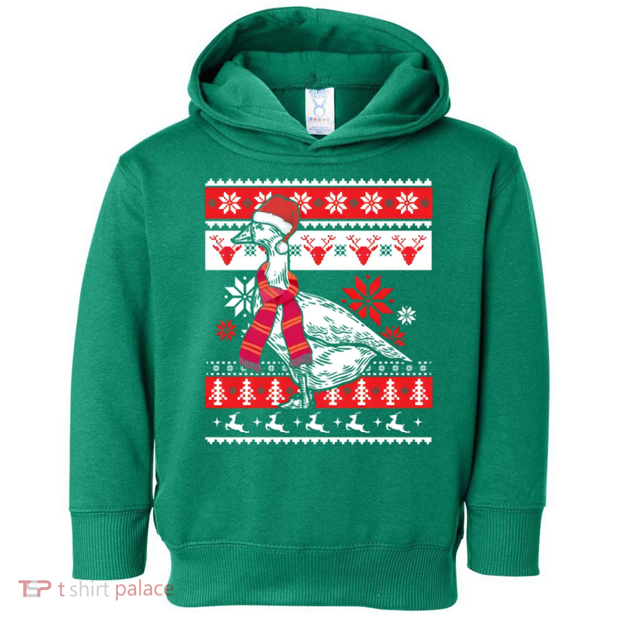 Goose Ugly Christmas Toddler Hoodie