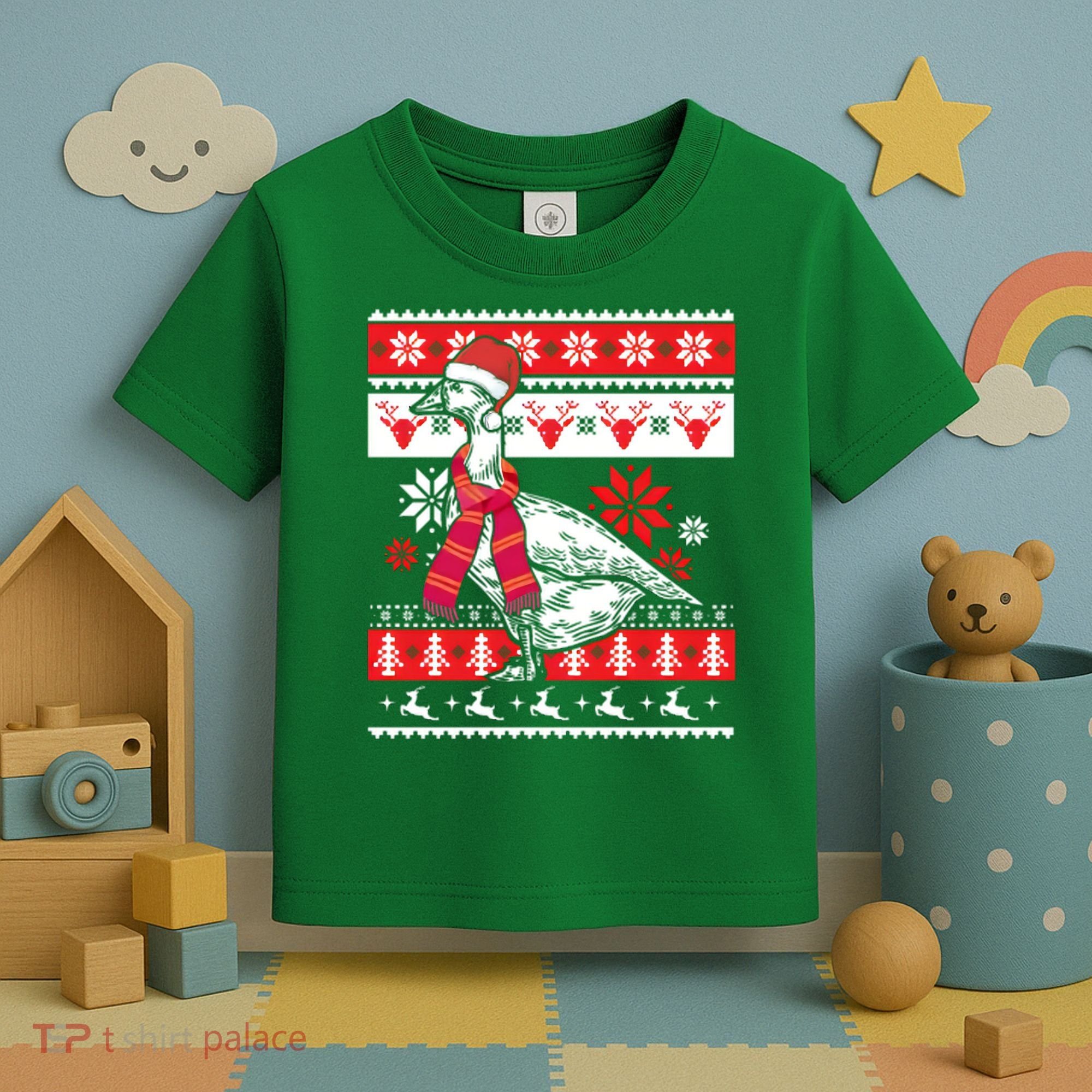 Goose Ugly Christmas Toddler T-Shirt