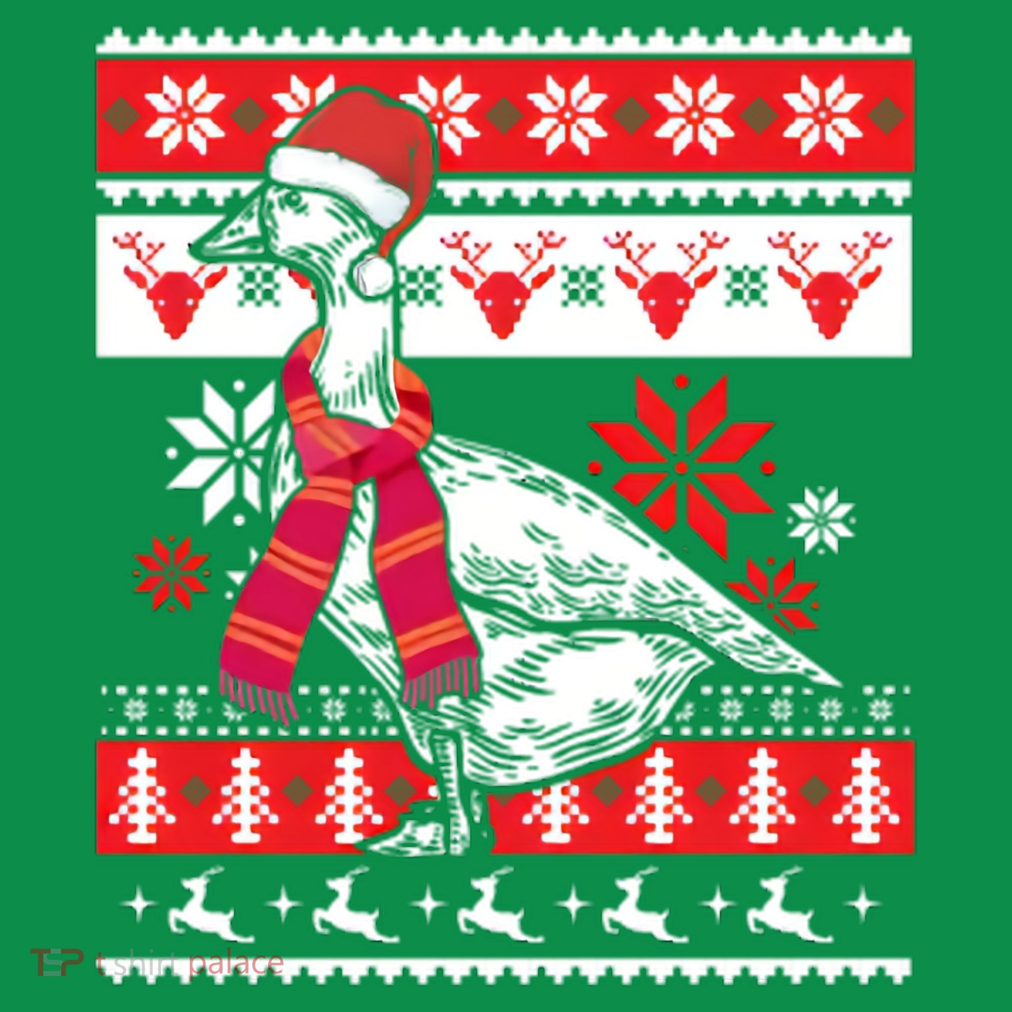 Goose Ugly Christmas Women's Long Sleeve Shirt