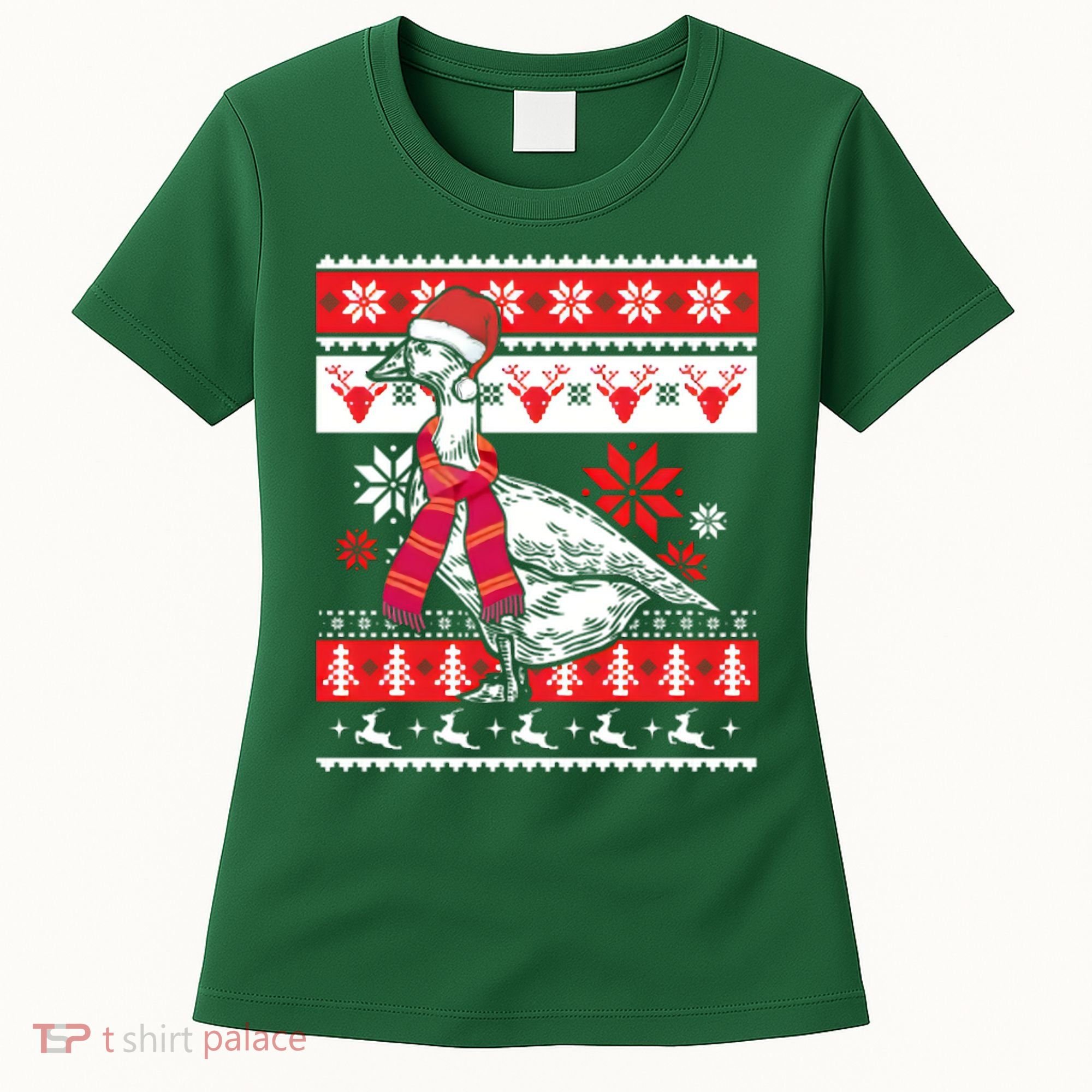Goose Ugly Christmas Women's T-Shirt