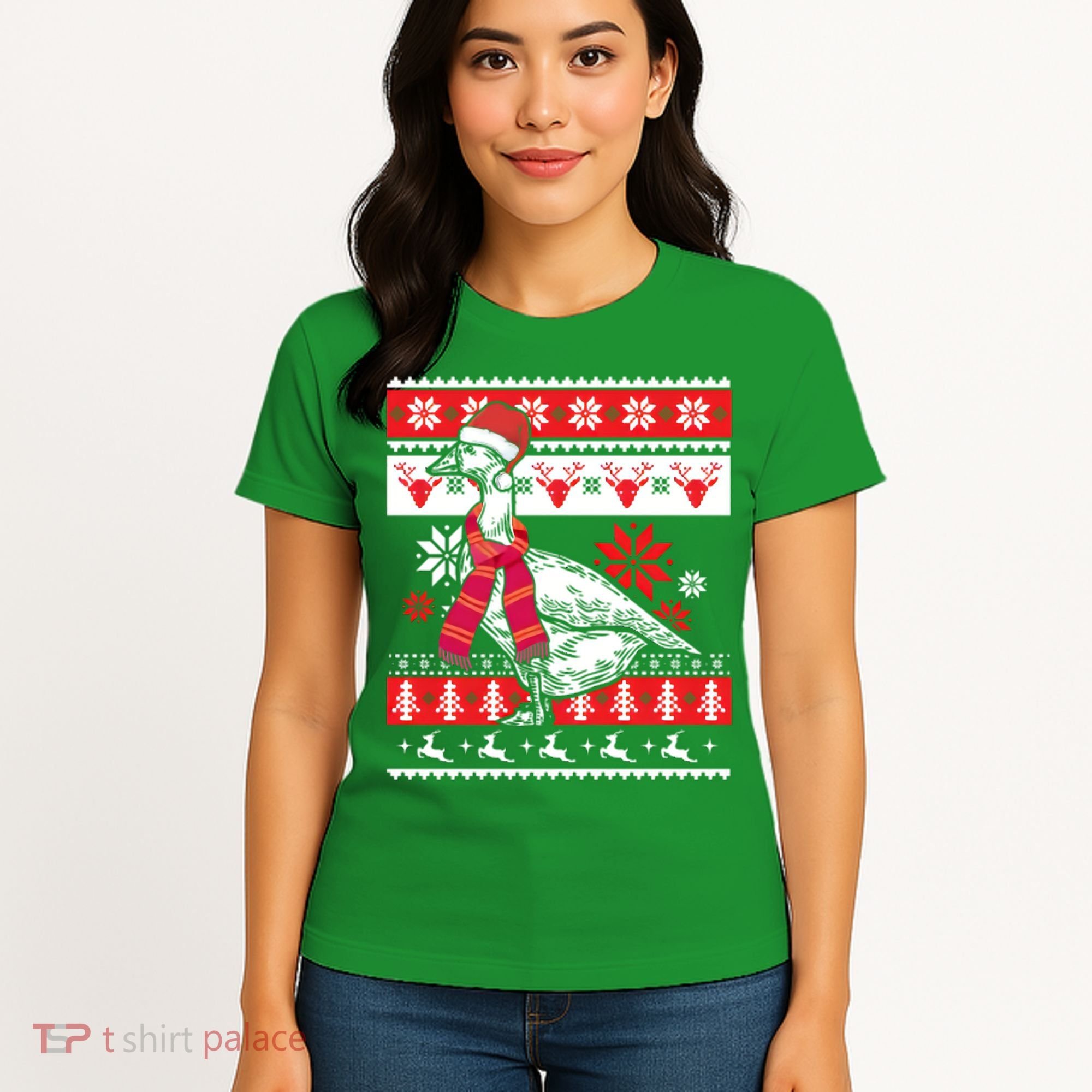 Goose Ugly Christmas Women's T-Shirt