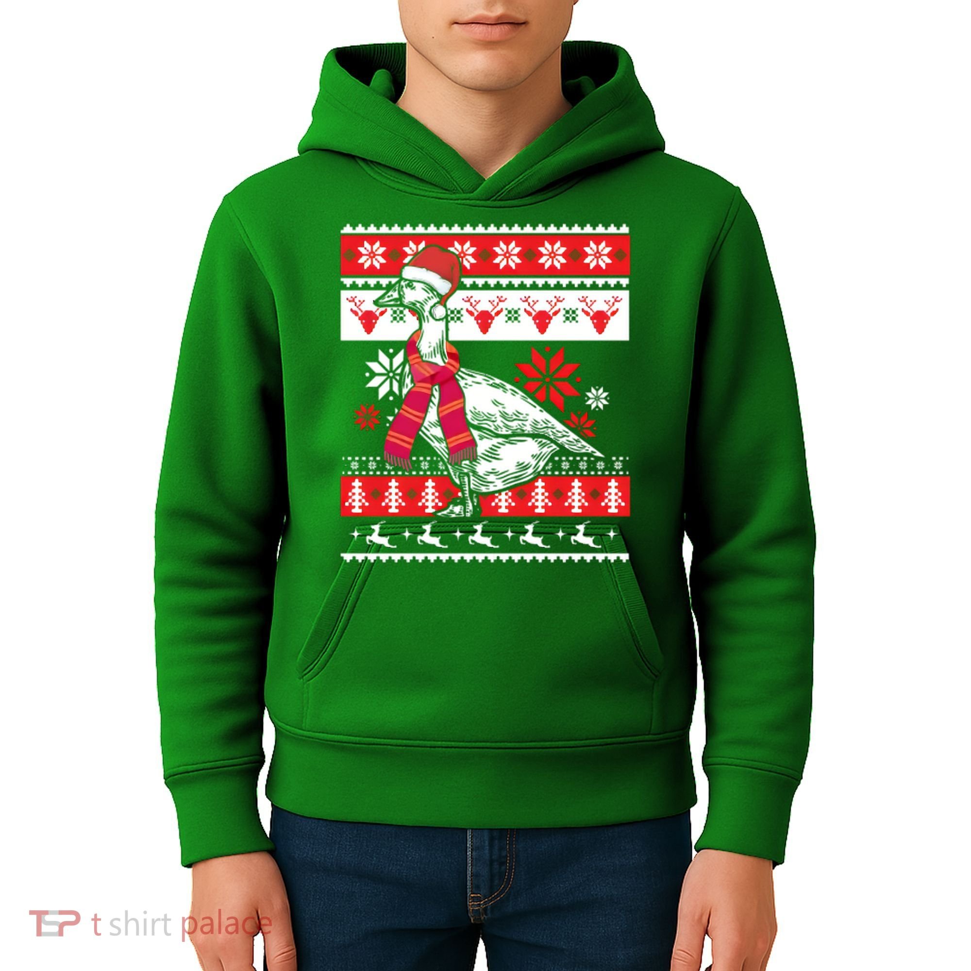 Goose Ugly Christmas Kids Hoodie