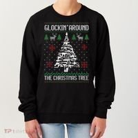 Guns Ugly Christmas Sweaters For Gun Lovers Women's Sweatshirt thumb 0