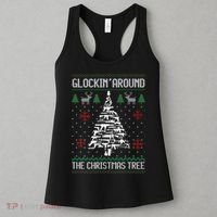 Guns Ugly Christmas Sweaters For Gun Lovers Women's Tank Top thumb 3