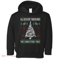 Guns Ugly Christmas Sweaters For Gun Lovers Toddler Hoodie thumb 0