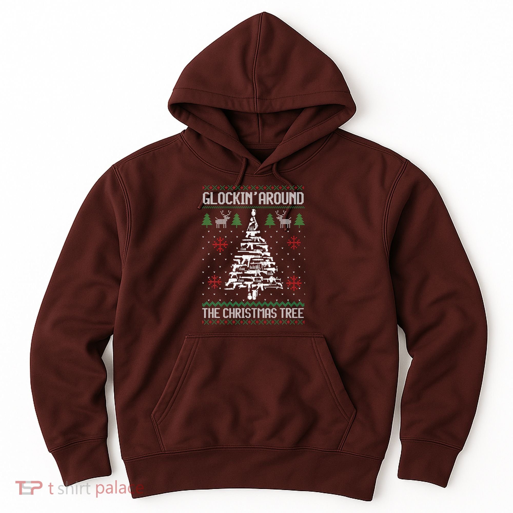 Guns Ugly Christmas Sweaters For Gun Lovers Hoodie
