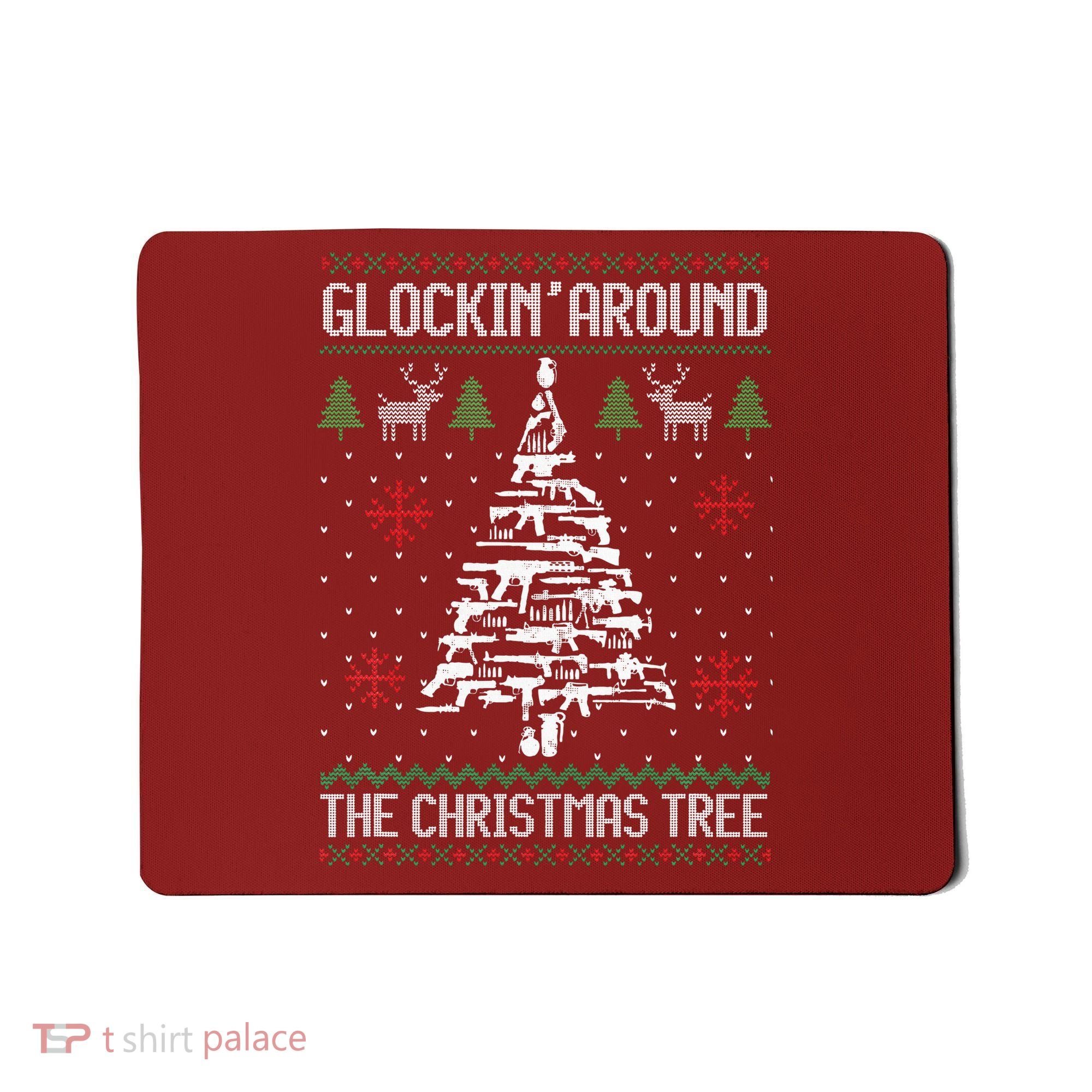 Guns Ugly Christmas Sweaters For Gun Lovers Mousepad