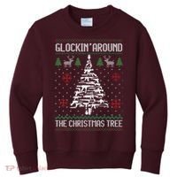 Guns Ugly Christmas Sweaters For Gun Lovers Kids Sweatshirt thumb 0