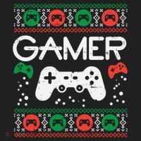 Gamer Ugly Christmas Sweater Retro Video Game Xmas Boys Gift Women's Sweatshirt thumb 2