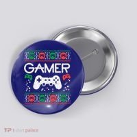 Gamer Ugly Christmas Sweater Retro Video Game Xmas Boys Gift Button thumb 0