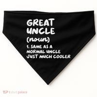 Great Uncle Definition Funny USA-Made Doggie Bandana thumb 0