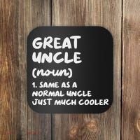 Great Uncle Definition Funny Coaster thumb 0