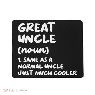 Great Uncle Definition Funny Mousepad