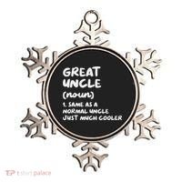 Great Uncle Definition Funny Ornament thumb 0