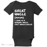 Great Uncle Definition Funny Baby Bodysuit thumb 0