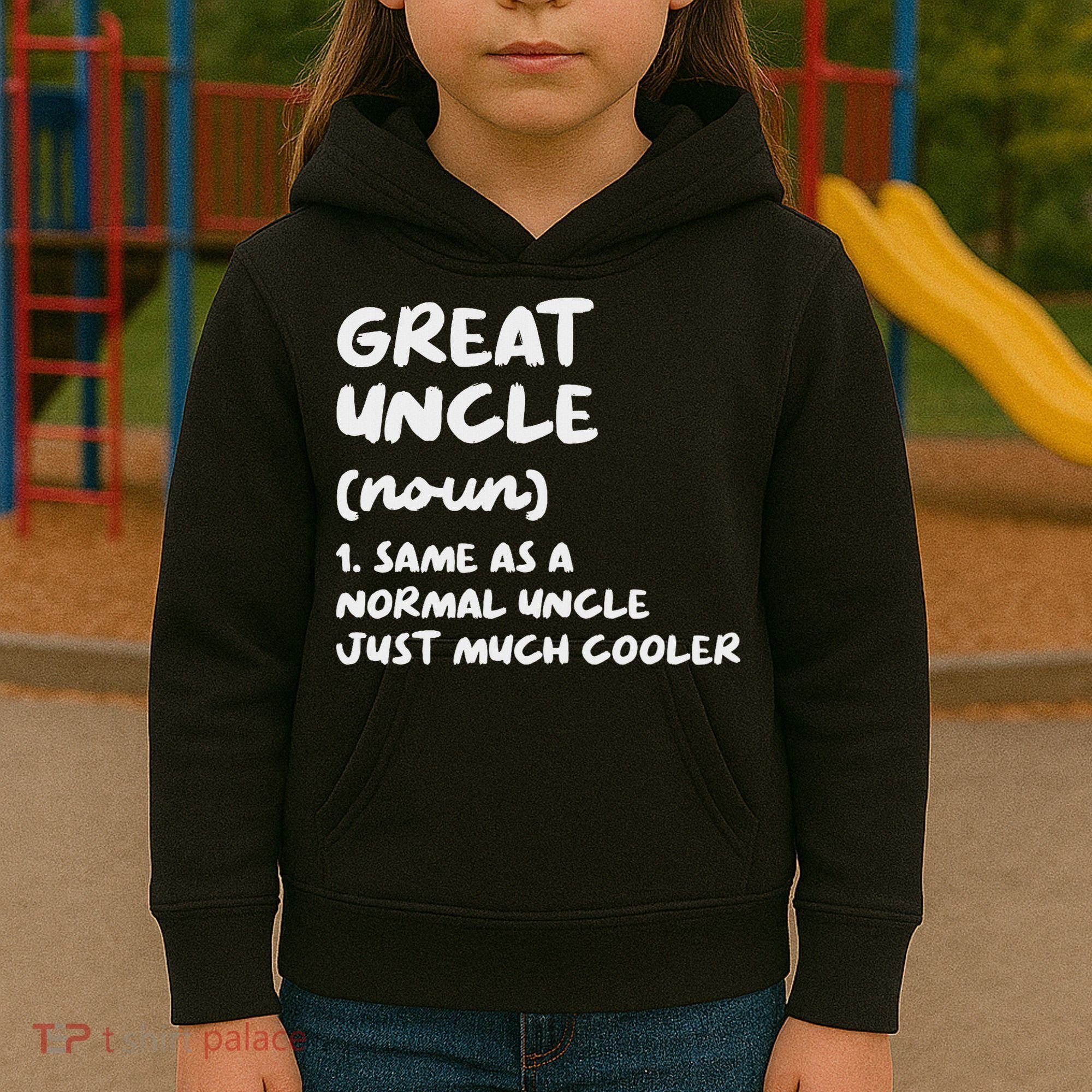 Great Uncle Definition Funny Kids Hoodie