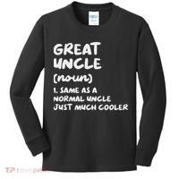 Great Uncle Definition Funny Kids Long Sleeve Shirt thumb 0