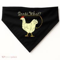 Guess What? Chicken Butt USA-Made Doggie Bandana thumb 0