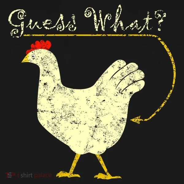 Guess What? Chicken Butt Kids Long Sleeve Shirt
