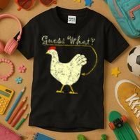 Guess What? Chicken Butt Kids T-Shirt thumb 3