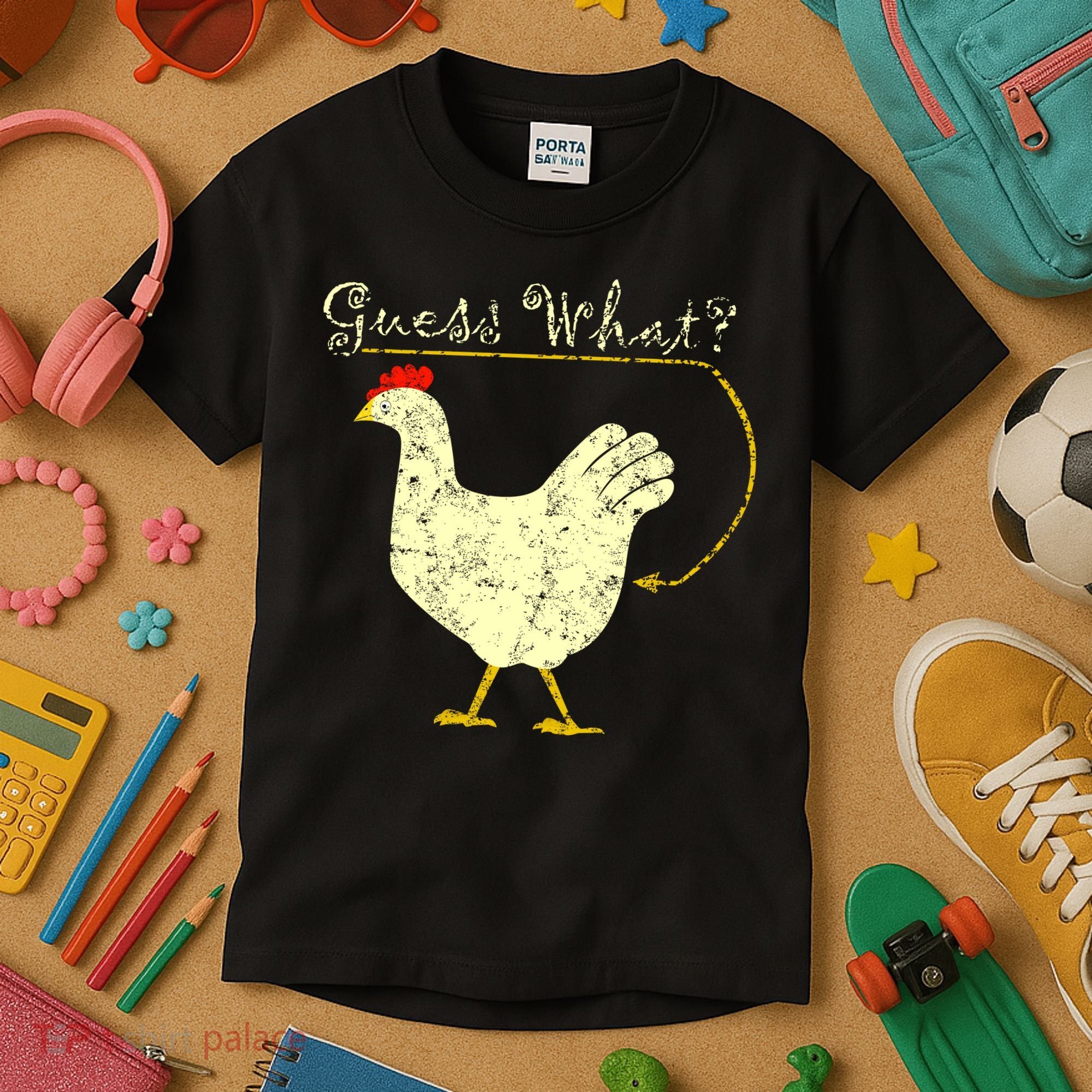 Guess What? Chicken Butt Kids T-Shirt