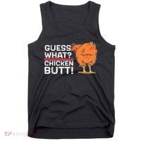 Guess What? Chicken Butt! Funny Joke Tank Top thumb 0