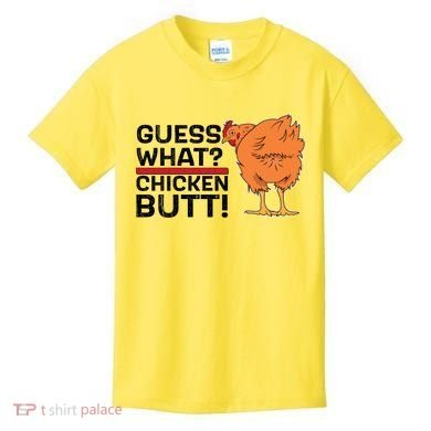 Guess What? Chicken Butt! Funny Joke Kids T-Shirt