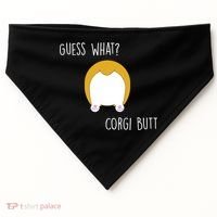 Guess What Corgi Butt USA-Made Doggie Bandana thumb 0