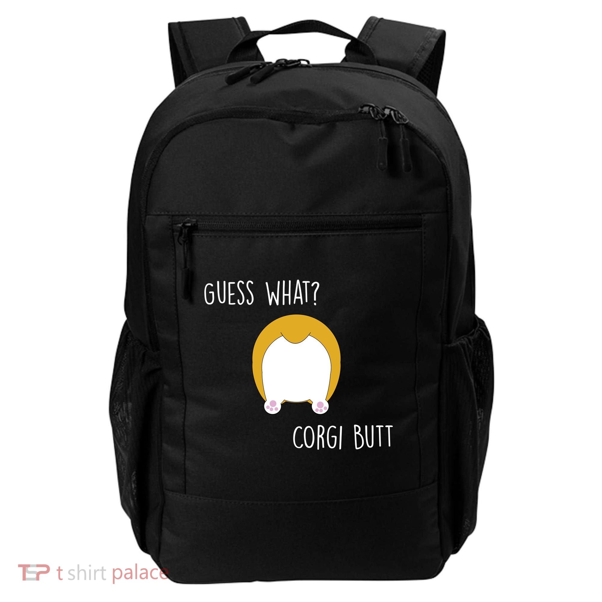 Guess What Corgi Butt Backpack