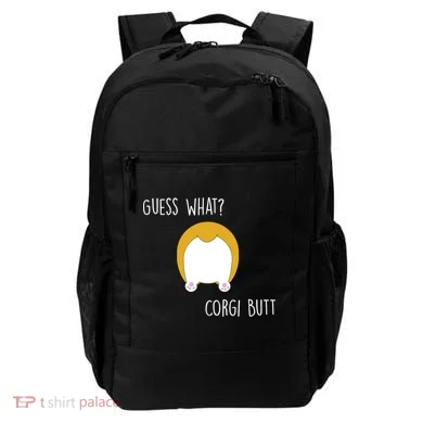 Guess What Corgi Butt Backpack