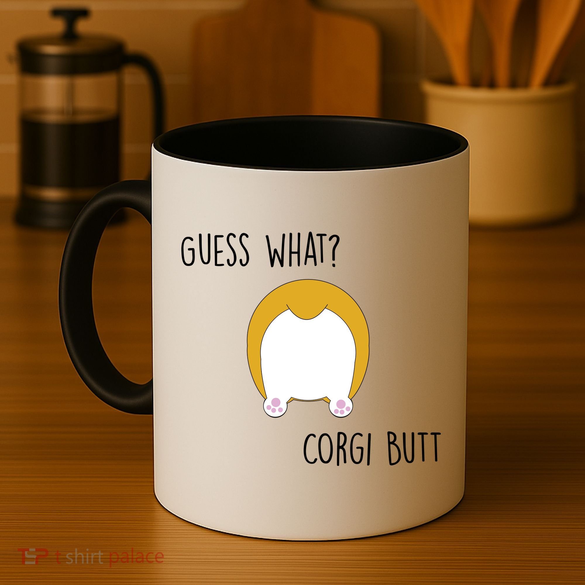 Guess What Corgi Butt Coffee Mug