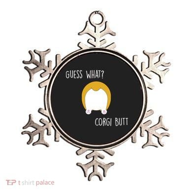 Guess What Corgi Butt Ornament